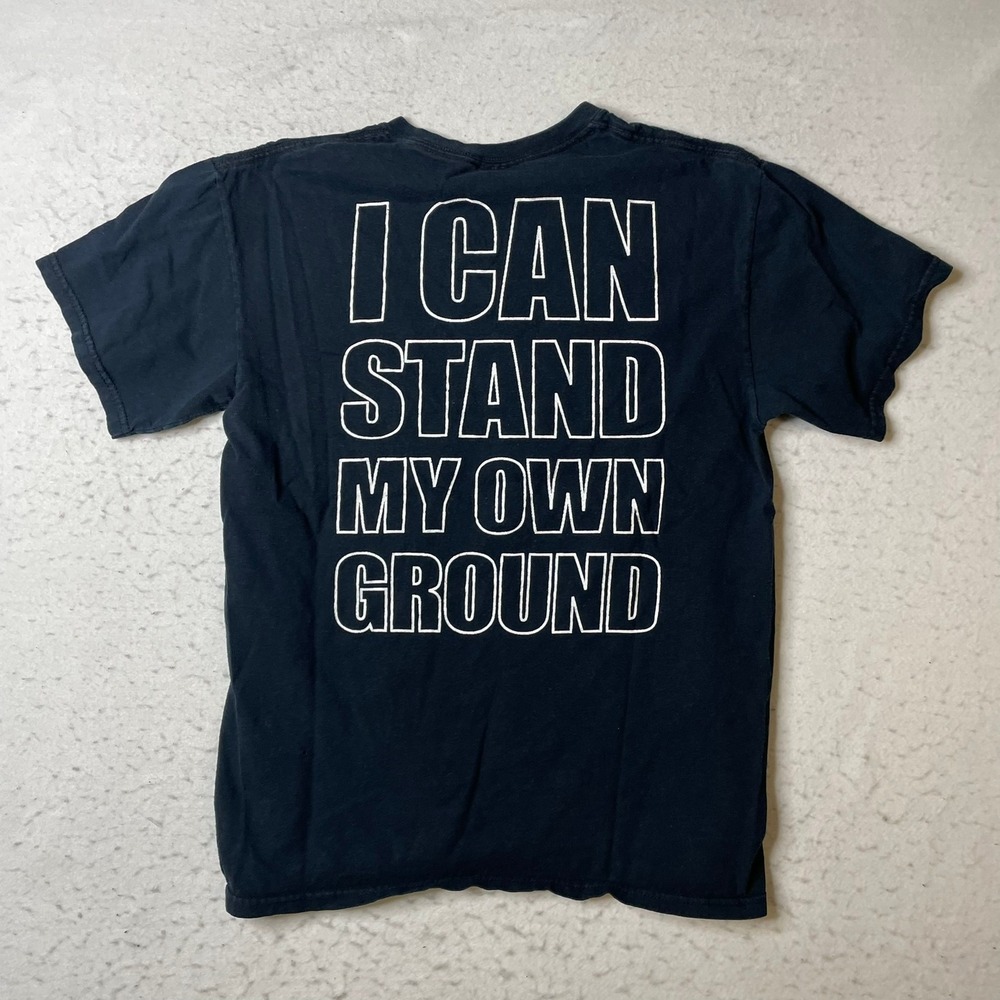 Gildan Rise Against T-Shirt Mens Medium Black Band Graphic Tee